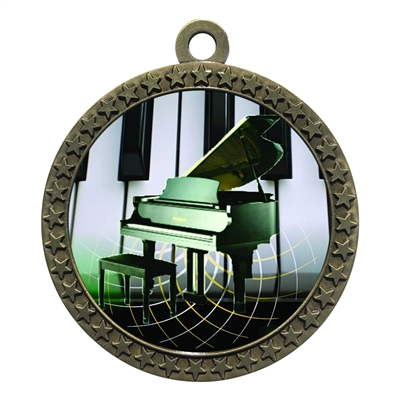 2-1/2" Piano Medal