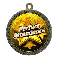 2-1/2" Perfect Attendance Medal
