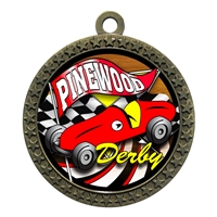 2-1/2" Pinewood Derby Medal