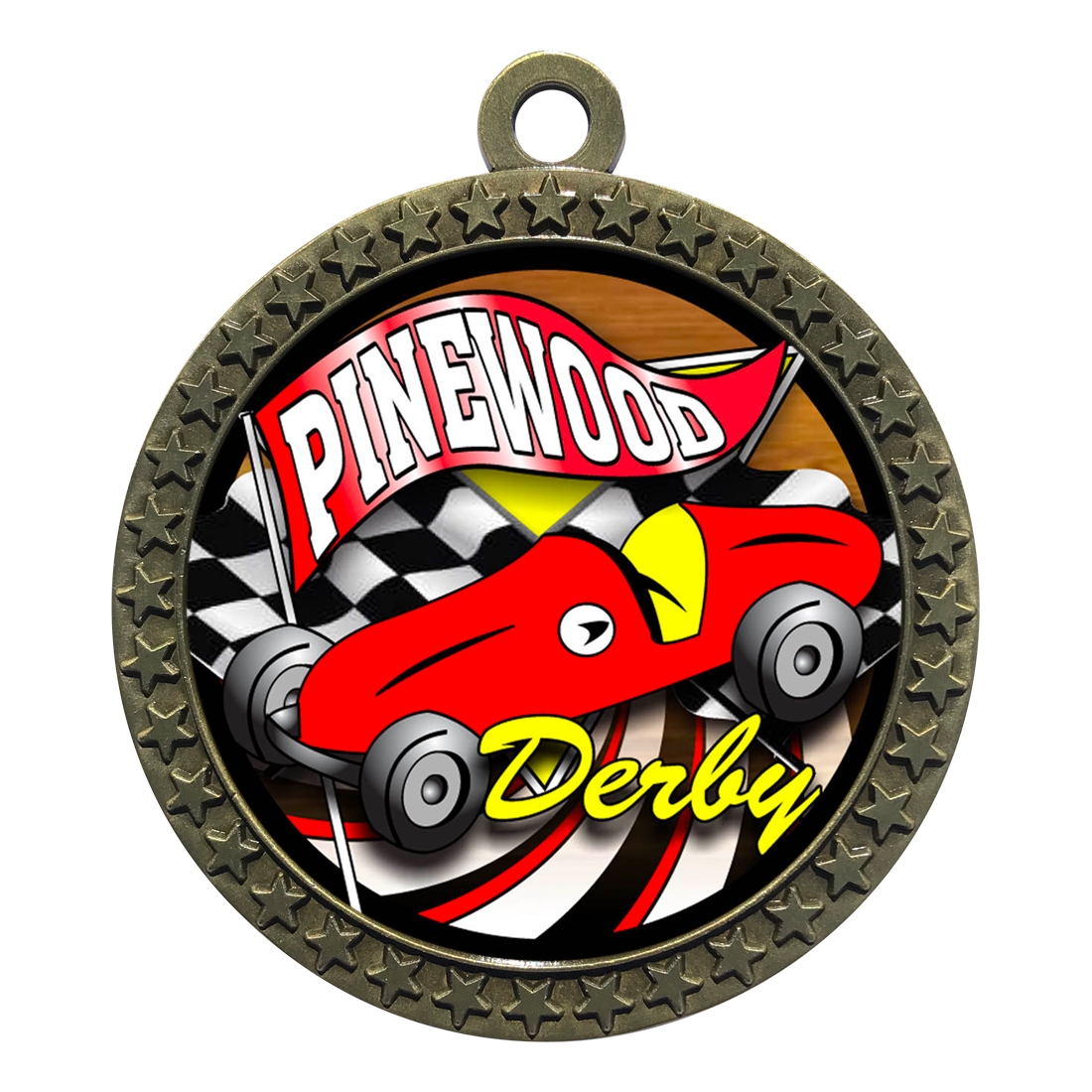 2-1/2" Pinewood Derby Medal
