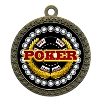 2-1/2" Poker Medal