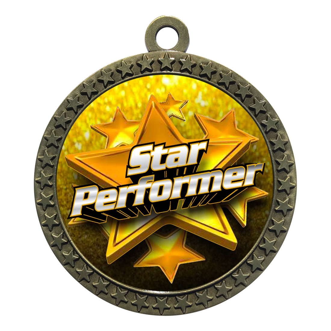 2-1/2" Star Performer Medal