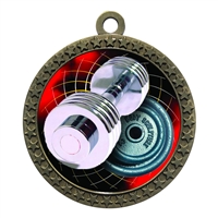 2-1/2" Weightlifter Medal