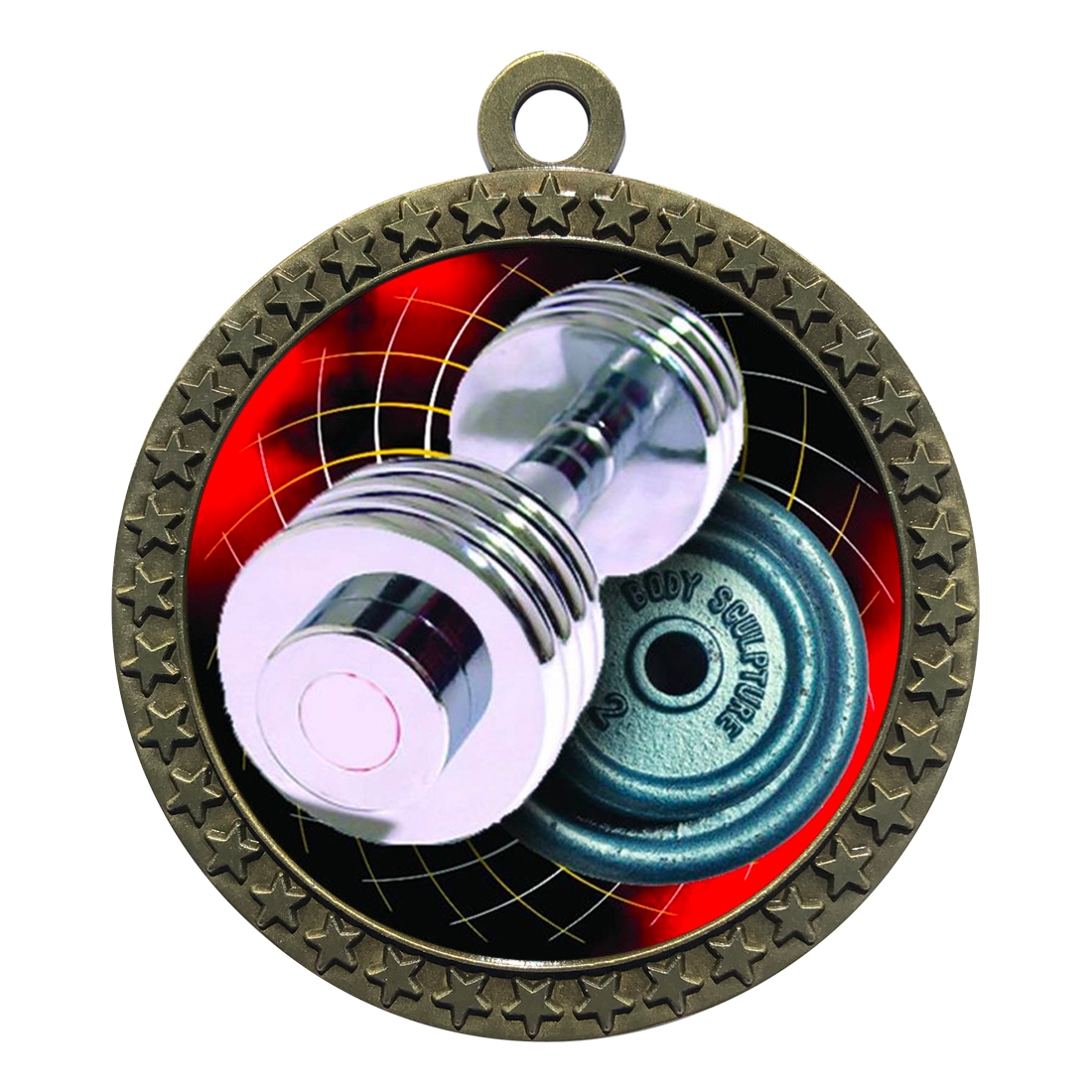 2-1/2" Weightlifter Medal