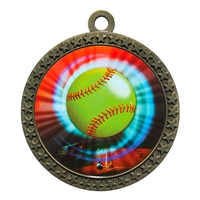 2-1/2" Softball Medal