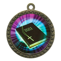 2-1/2" Holy Bible Medal
