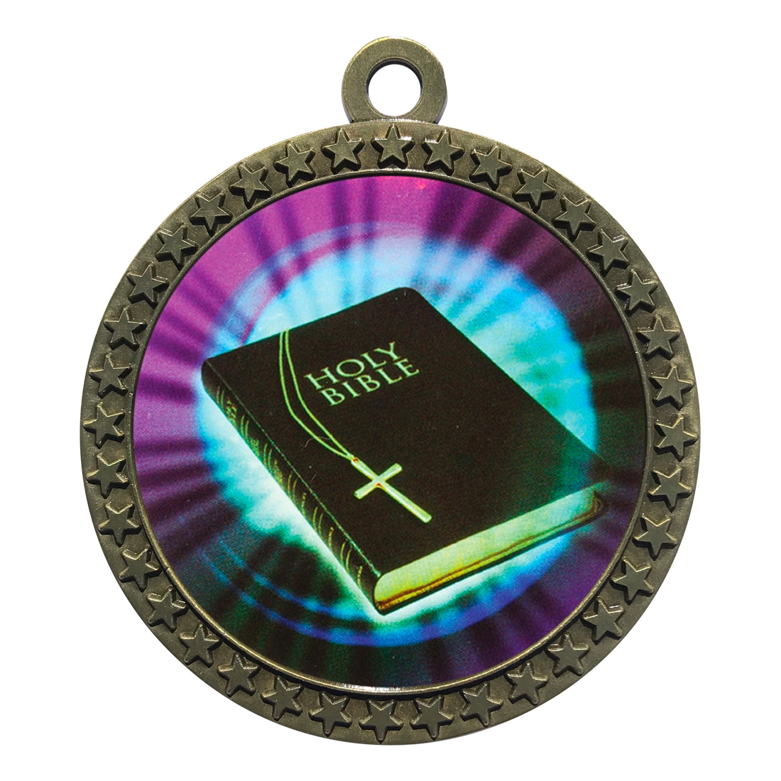 2-1/2" Holy Bible Medal