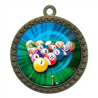 2-1/2" Billiards Medal