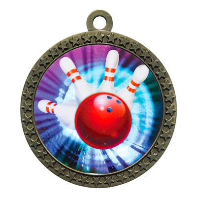 2-1/2" Bowling Medal