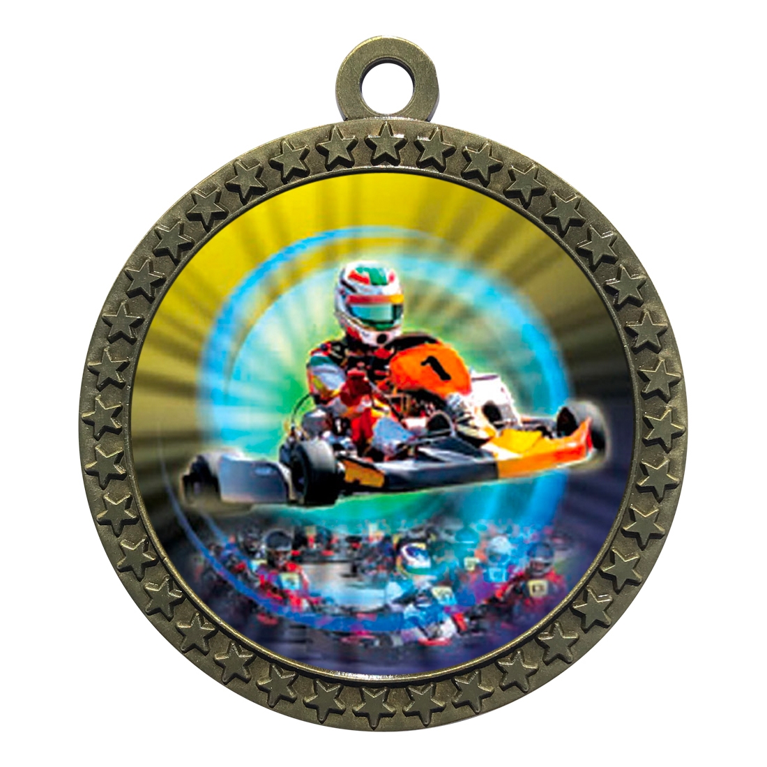 2-1/2" Go-Kart Medal