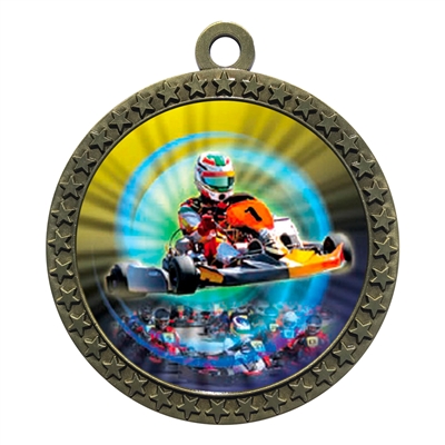 2-1/2" Go-Kart Medal