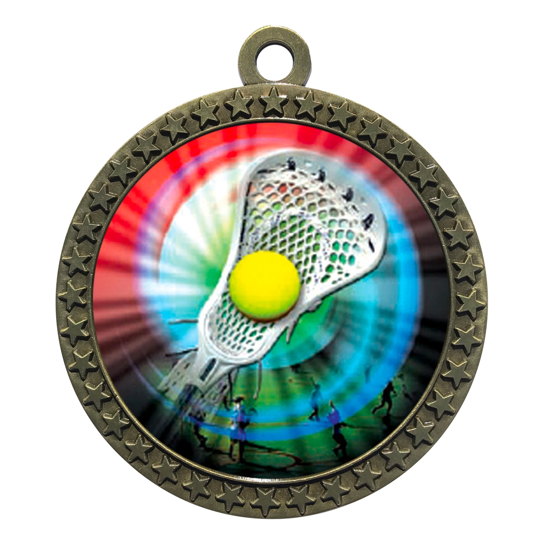 2-1/2" Lacrosse Medal