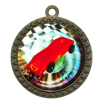 2-1/2" Pinewood Derby Medal
