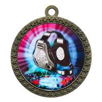 2-1/2" Wrestling Medal