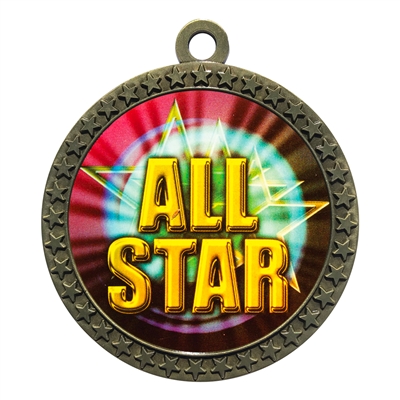 2-1/2" All Star Medal