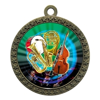 2-1/2" Band Orchestra Medal