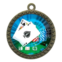 2-1/2" Black Jack Medal