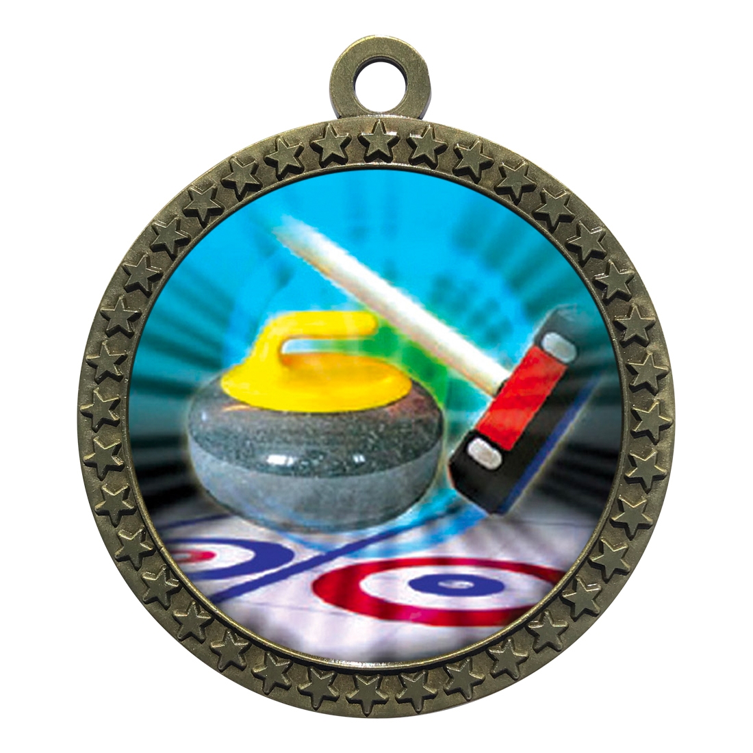2-1/2" Curling Medal (D212-MY471)