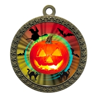 2-1/2" Halloween Medal
