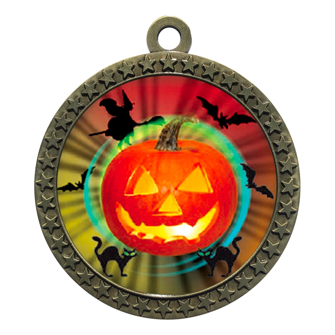 2-1/2" Halloween Medal