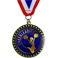 2-1/2" UV Printed Cheerleading Medal