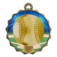 2-1/4" Baseball Medal