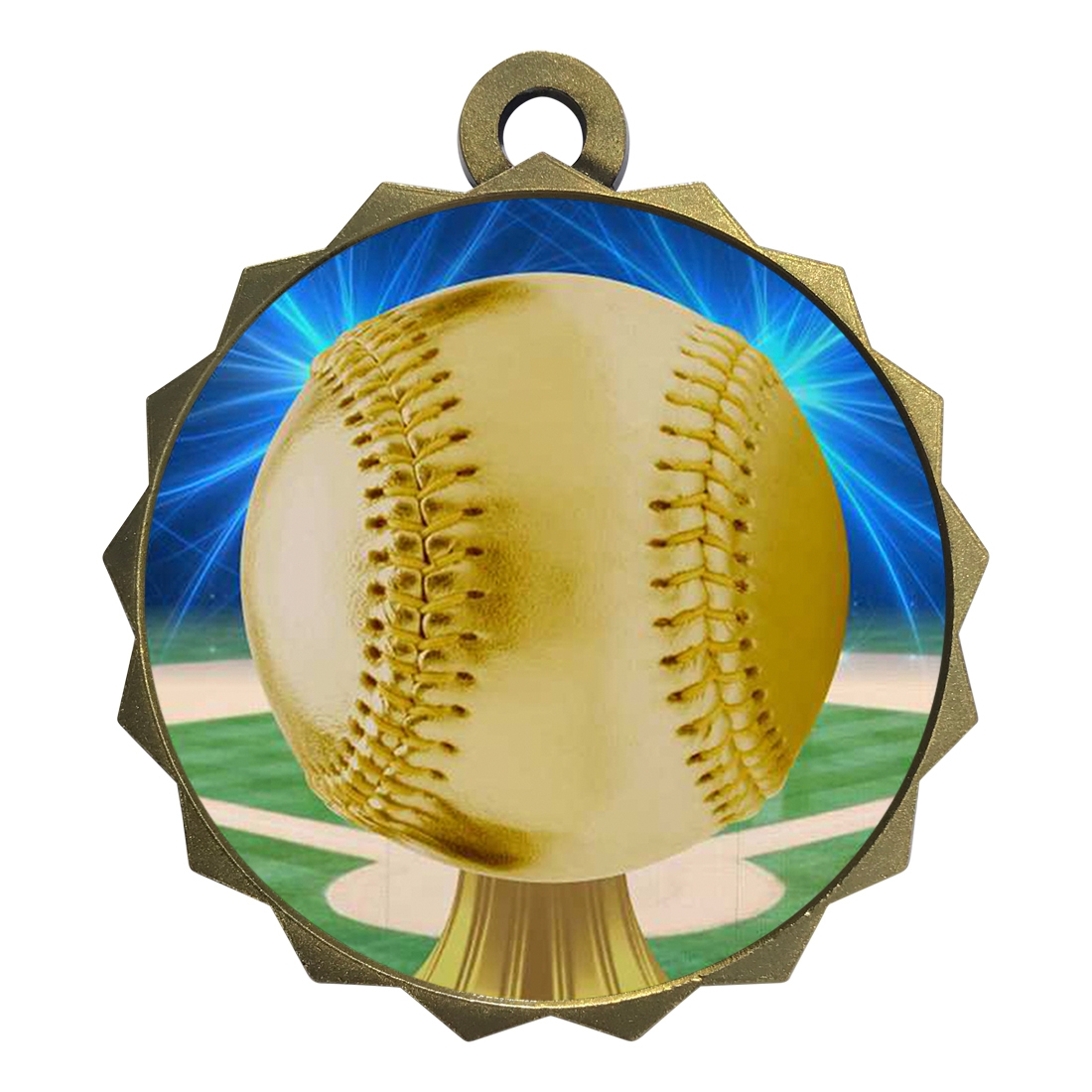 2-1/4" Baseball Medal