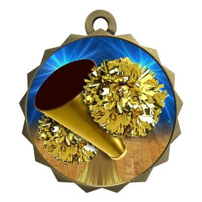 2-1/4" Cheerleading Medal
