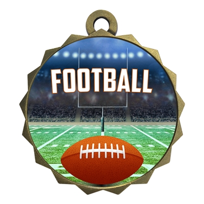 2-1/4" Football Medal