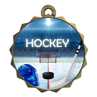 2-1/4" Ice Hockey Medal