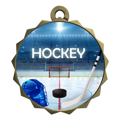 2-1/4" Ice Hockey Medal
