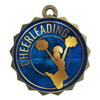 2-1/4" Cheerleading Medal