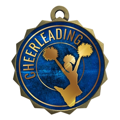2-1/4" Cheerleading Medal