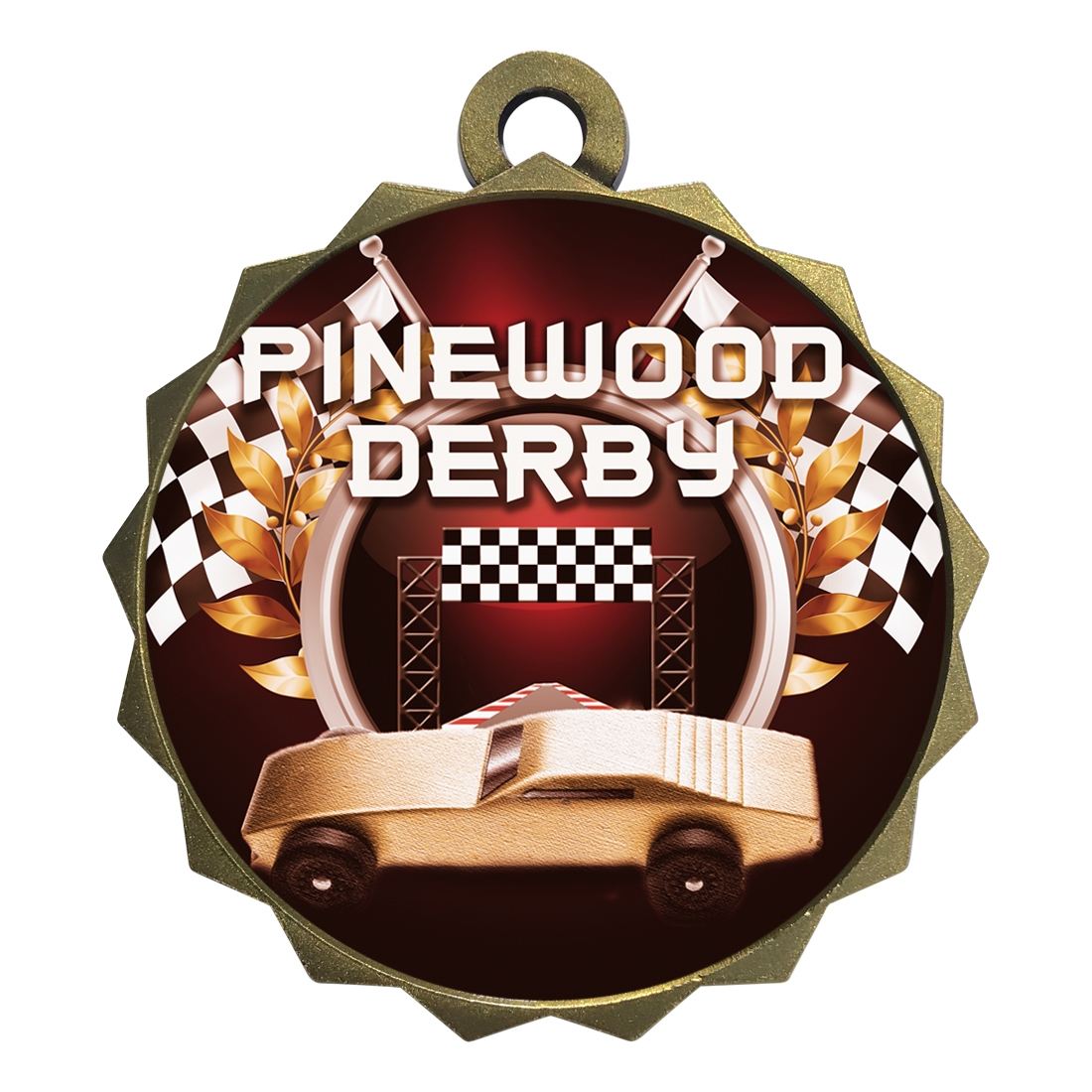 2-1/4" Pinewood Derby Medal