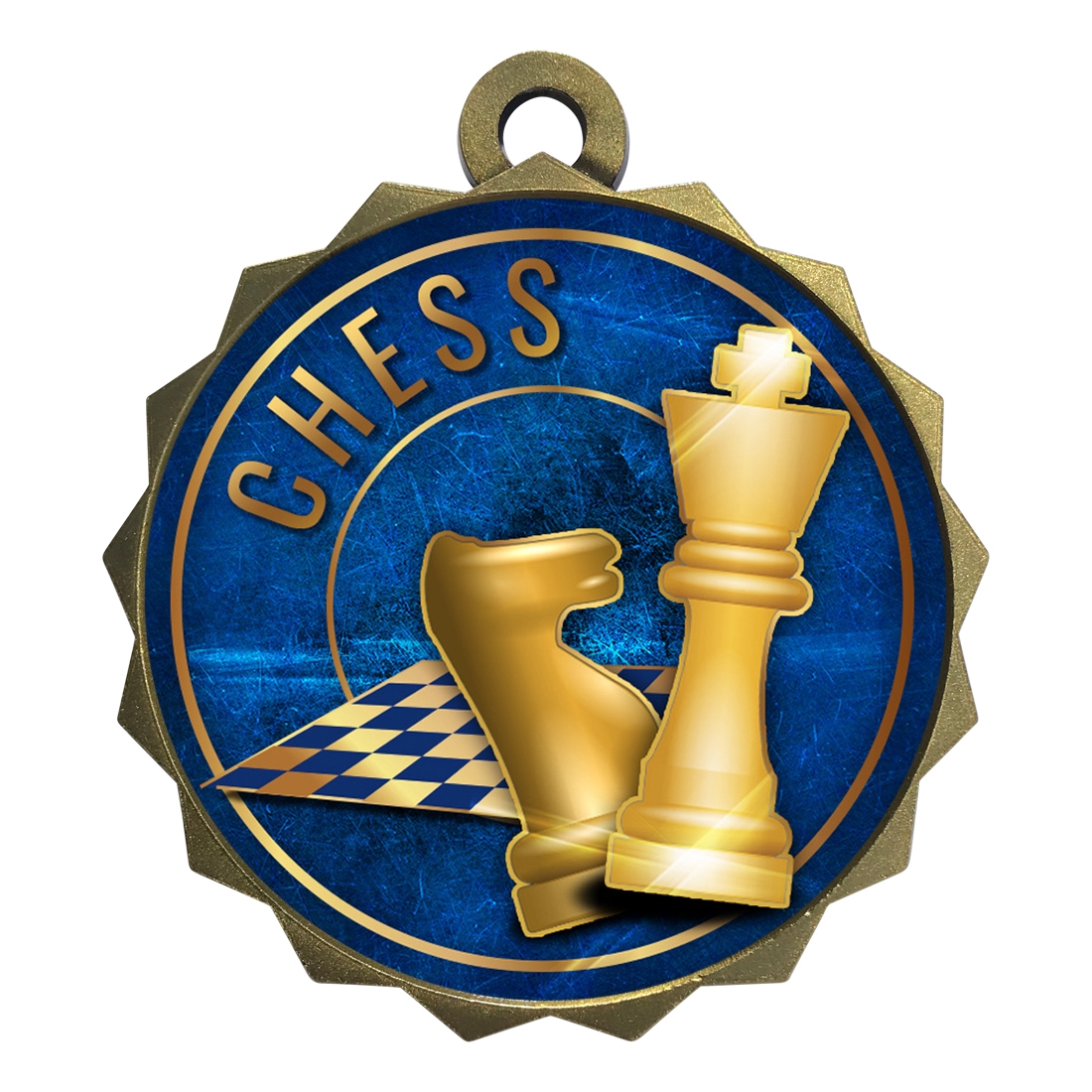 2-1/4" Chess Medal (D214-EG18)