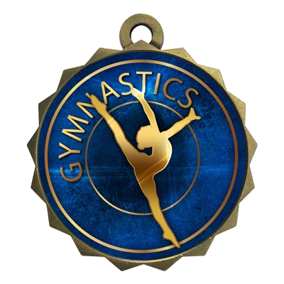2-1/4" Female Gymnastics Medal