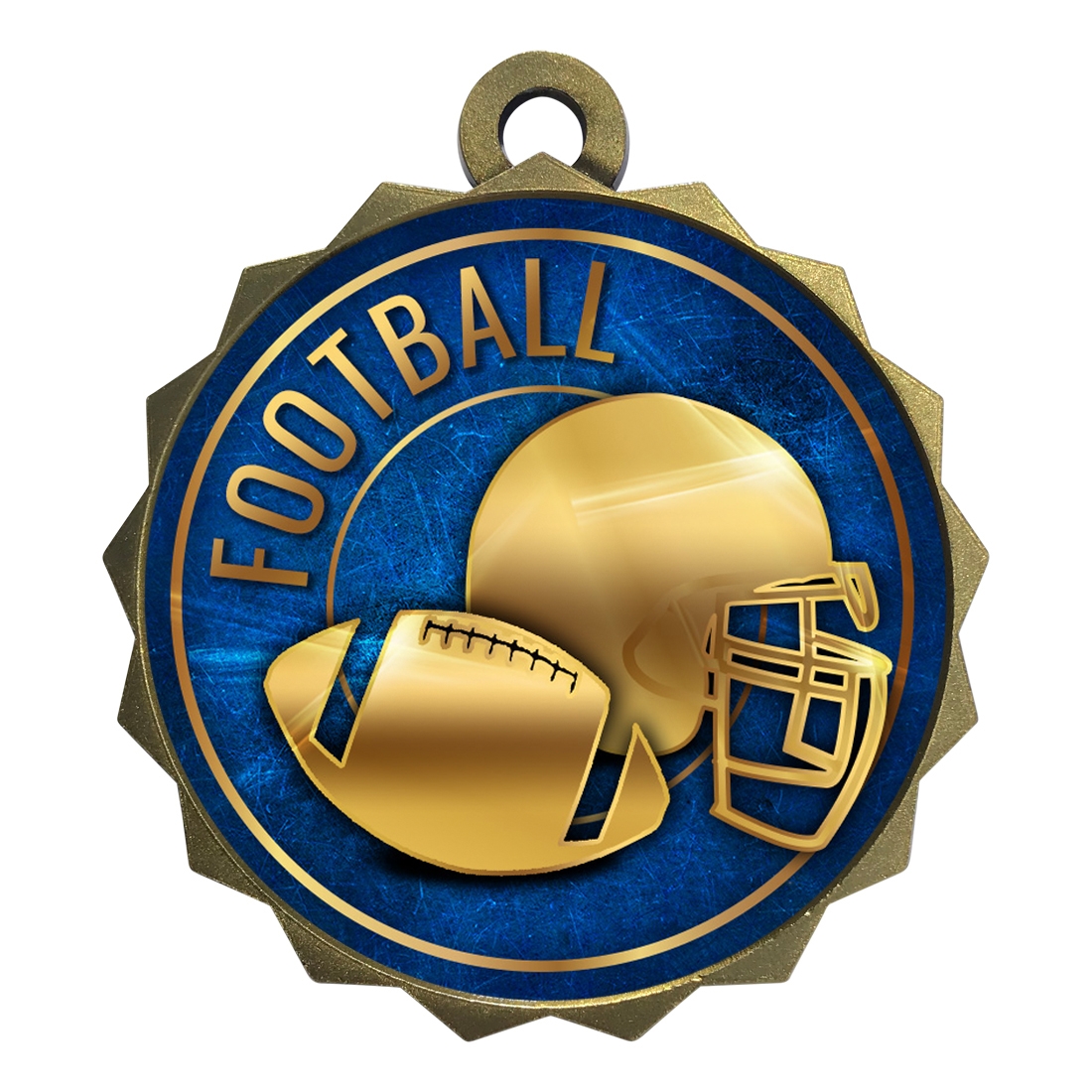 2-1/4" Football Medal