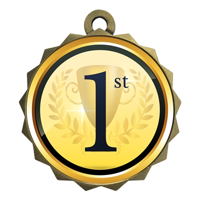 2-1/4" 1st Place Medal