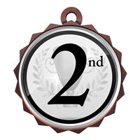 2-1/4" 2nd Place Medal