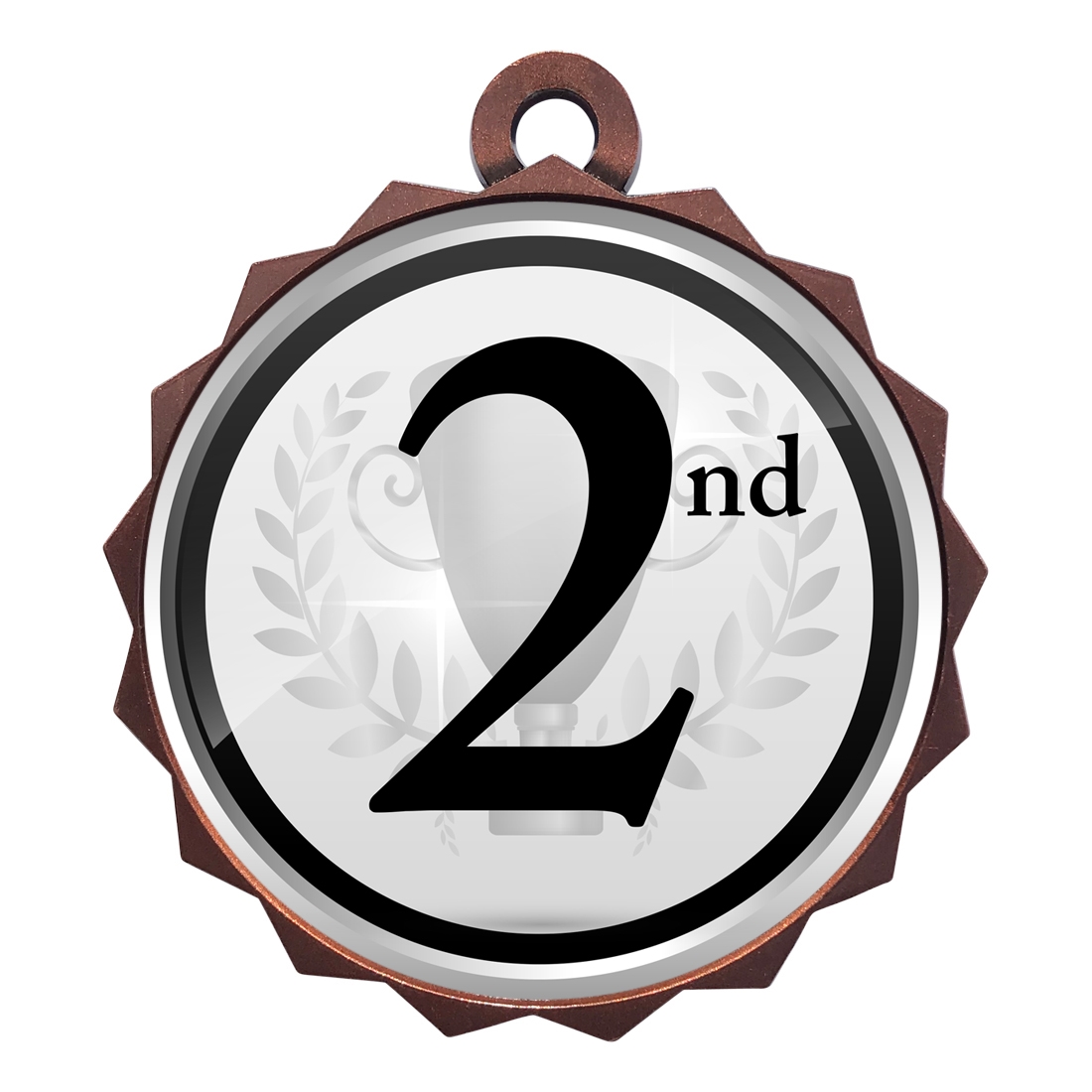 2-1/4" 2nd Place Medal