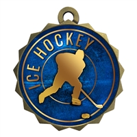 2-1/4" Ice Hockey Medal