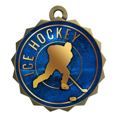 2-1/4" Ice Hockey Medal