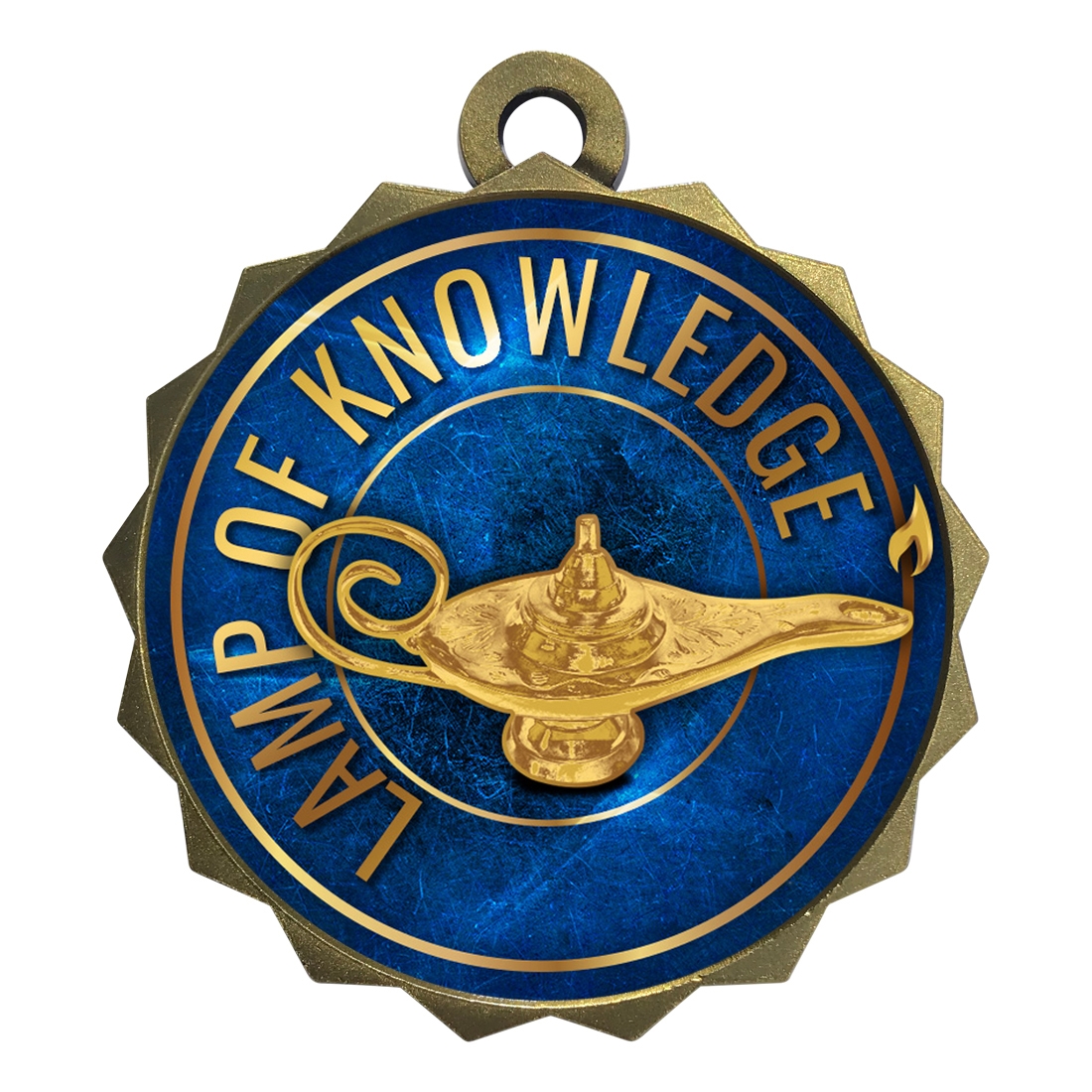 2-1/4" Lamp of Knowledge Medal