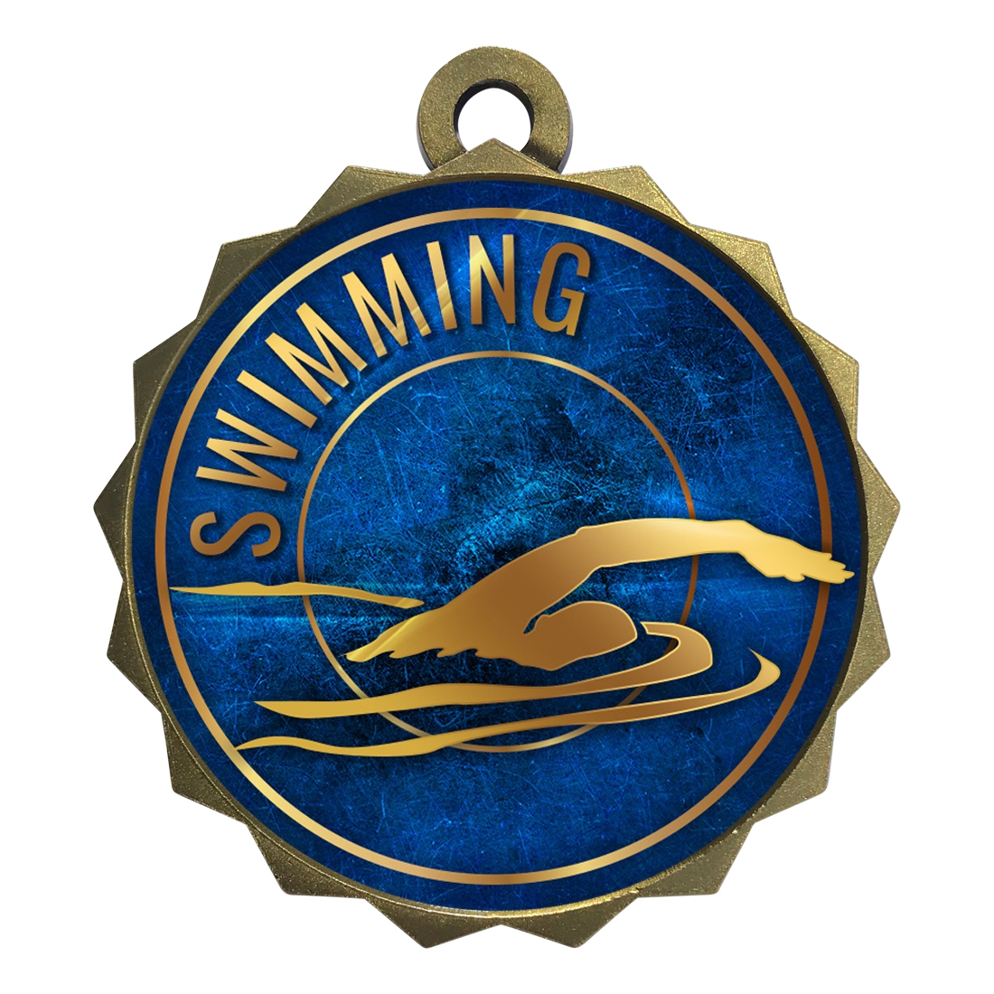 2-1/4" Swimming Medal