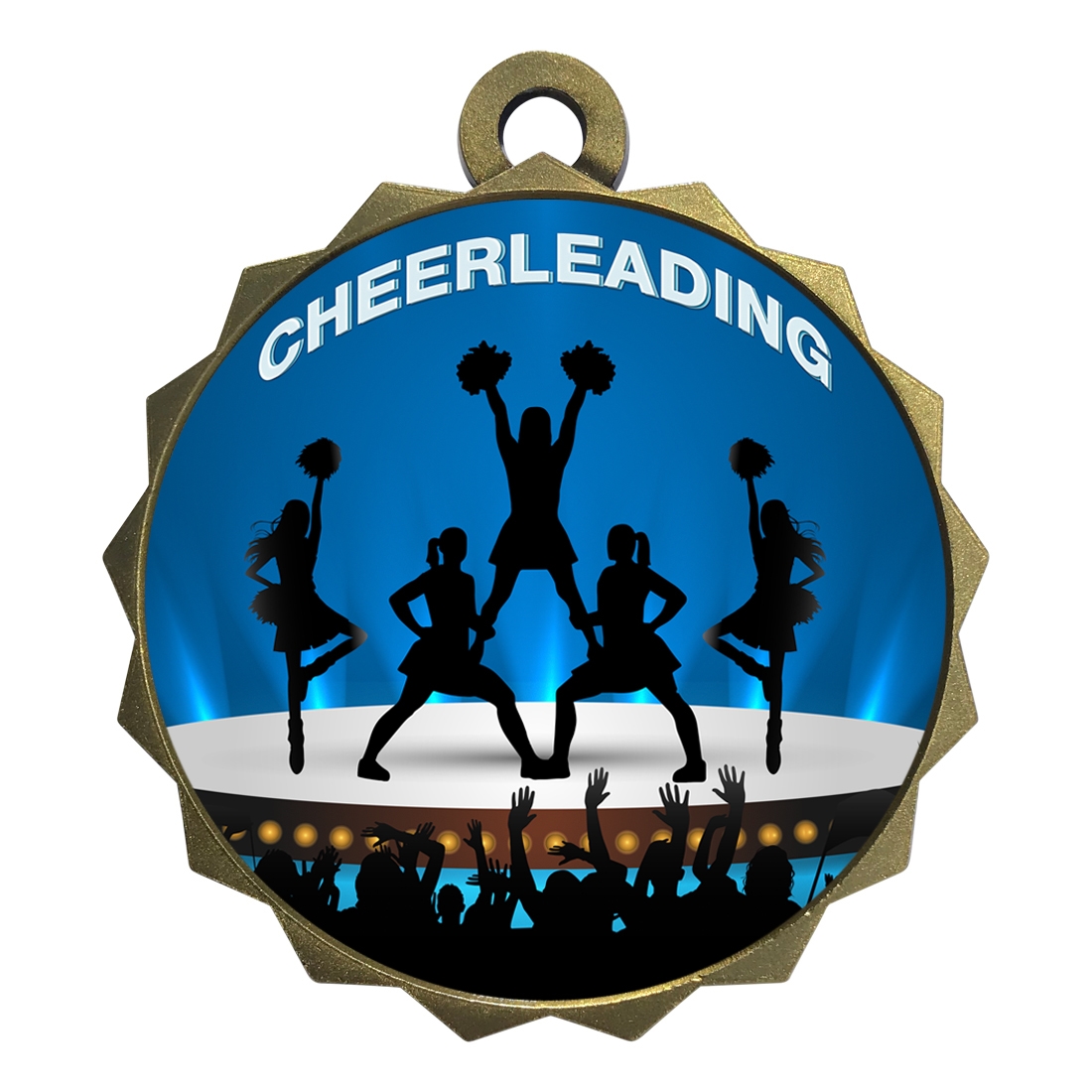 2-1/4" Cheerleading Medal