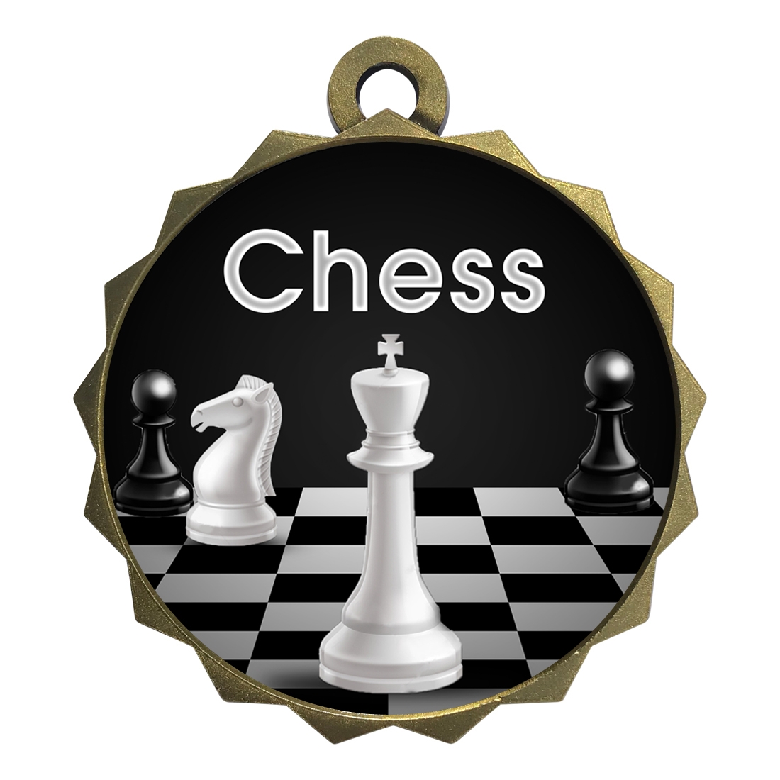 2-1/4" Chess Medal (D214-EG80)