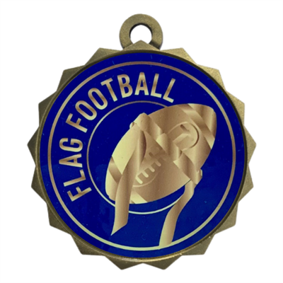 2-1/4" Flag Football Medal