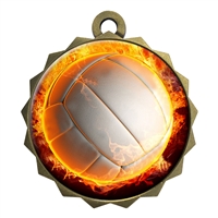 2-1/4" Volleyball Medal