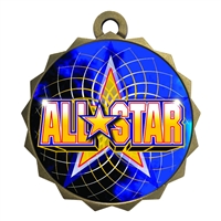 2-1/4" Allstar Medal