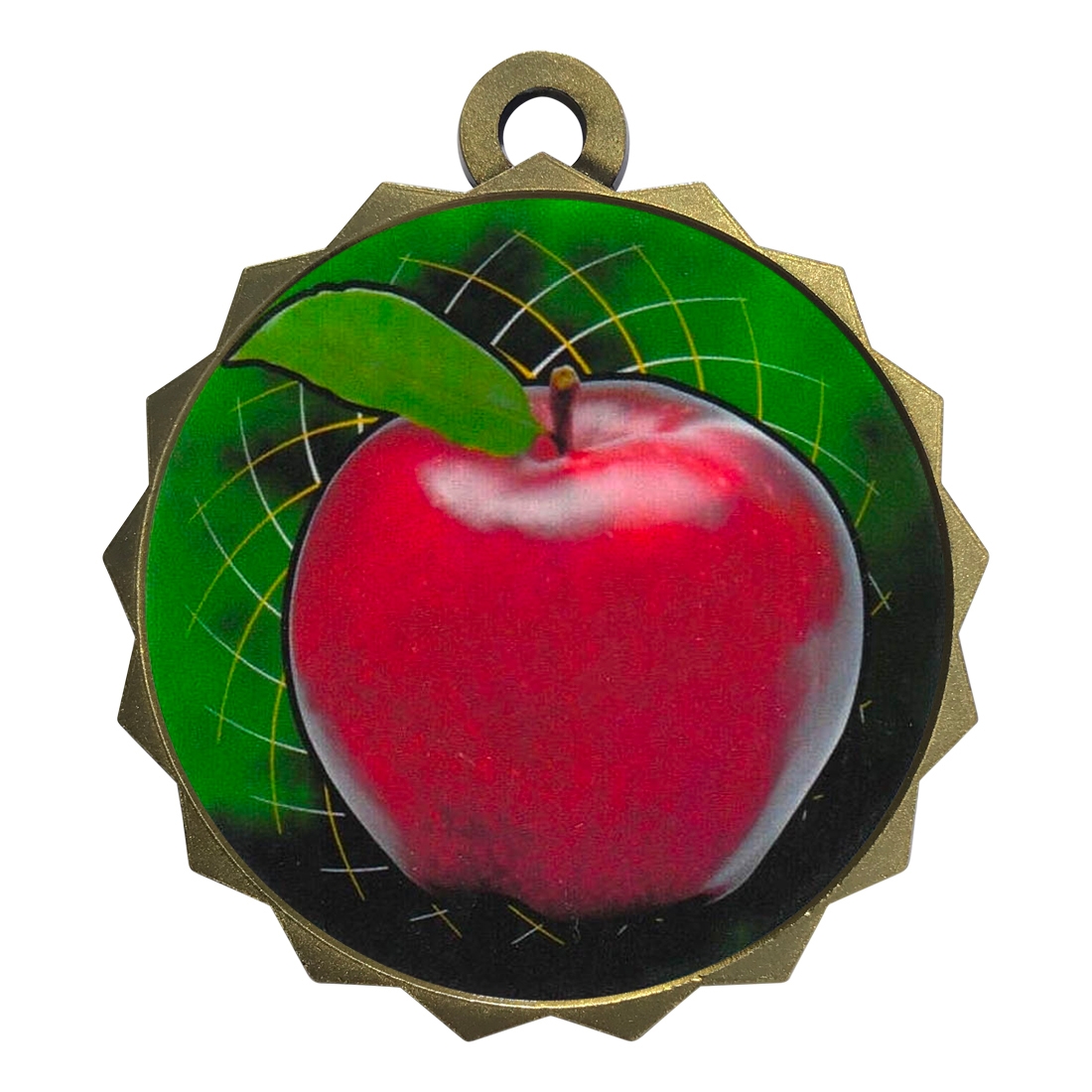 2-1/4" Scholastic Apple Medal